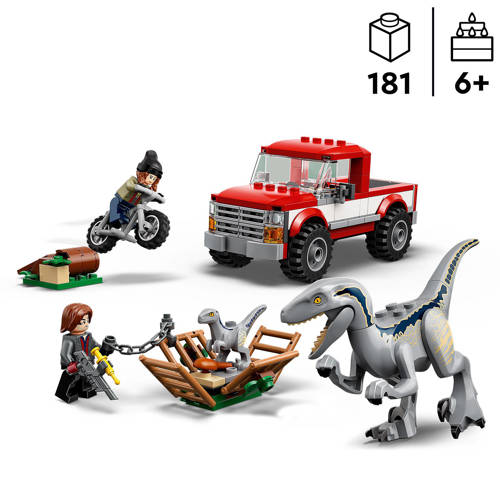 Lego Jurassic World Blue & Beta velociraptorvangst 76946 Bouwset