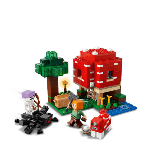 Lego Minecraft Het Paddenstoelenhuis 21179 Bouwset