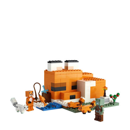 Lego Minecraft De Vossenhut 21178 Bouwset | Bouwset van