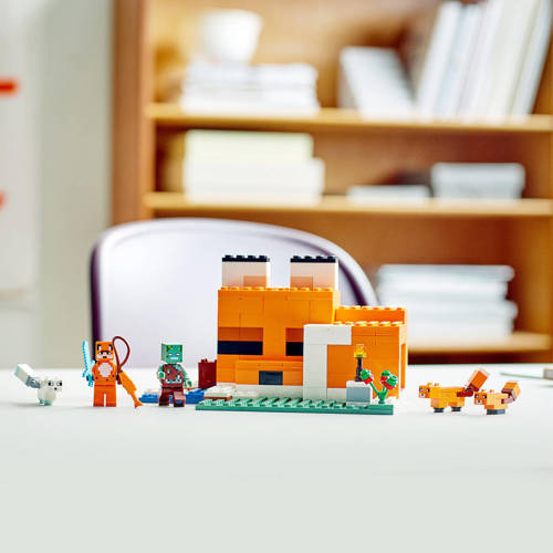 Lego Minecraft De Vossenhut 21178 Bouwset | Bouwset van