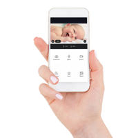 thumbnail: Alecto SMARTBABY5 Wifi babyfoon met camera - Wit