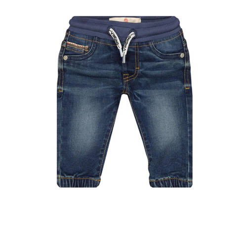 Vingino baby regular fit jeans Benito blue vintage Blauw Jongens Stretchdenim