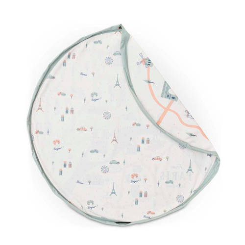 Play&Go 2-in-1 opbergzak speelkleed Paris Map Multi