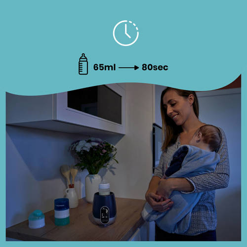 Babymoov Nutri Smart Flessenverwarmer (Auto thuis) Flessenwarmer Grijs