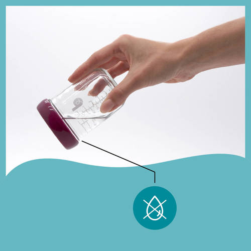 Babymoov Babybols 8 glazen bewaarpotjes Babyvoeding bewaarbakjes Multi