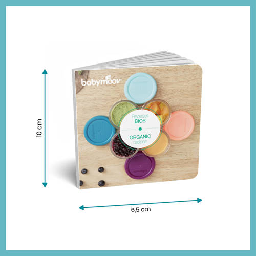 Babymoov Babybols 8 glazen bewaarpotjes Babyvoeding bewaarbakjes Multi