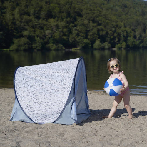 Babymoov Anti UV tent Blue Waves anti-UV tent hoge bescherming 50+ Blue Waves Koepeltent Blauw
