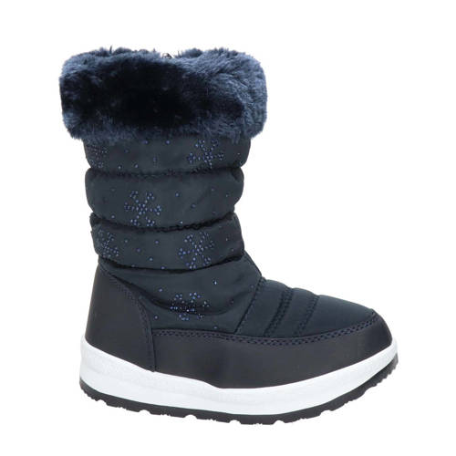 Snow Fun snowboots met strass steentjes blauw Meisjes Textiel Effen - maat 33 afbeelding