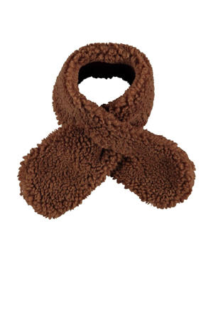 teddy sjaal bruin