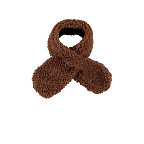 Sarlini teddy sjaal bruin Effen