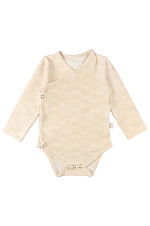 romper met overslag Waves Hazelnut