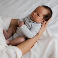 thumbnail: Yumi Baby romper Waves Blue