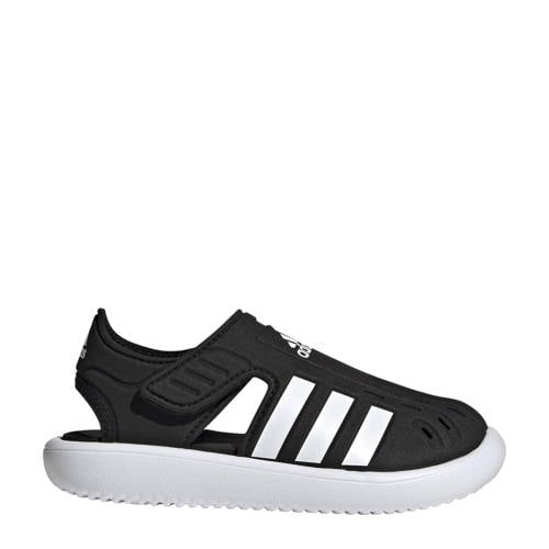 adidas Sportswear Water Sandal waterschoenen zwart/wit kids Jongens/Meisjes Rubber