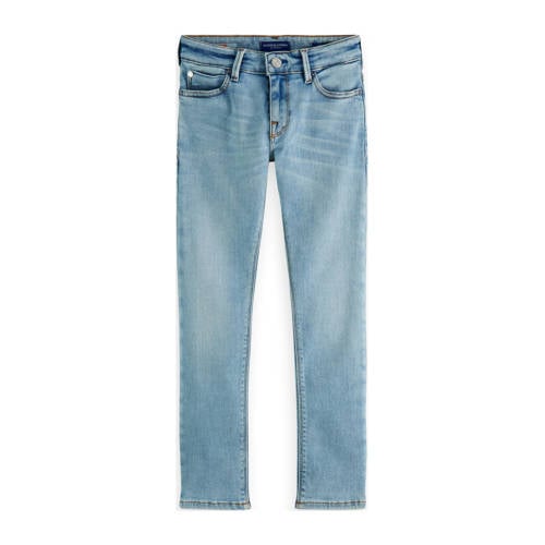 Scotch & Soda skinny jeans Tigger shore blue Blauw Jongens Stretchdenim (duurzaam) 