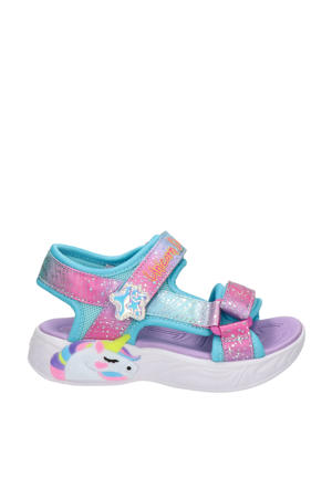 Unicorn Dreams  sandalen blauw/roze