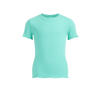 WE Fashion T-shirt met ruches mintgroen
