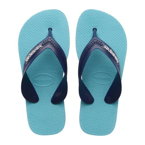 Havaianas Kids Max teenslippers blauw Jongens Rubber - 25-26