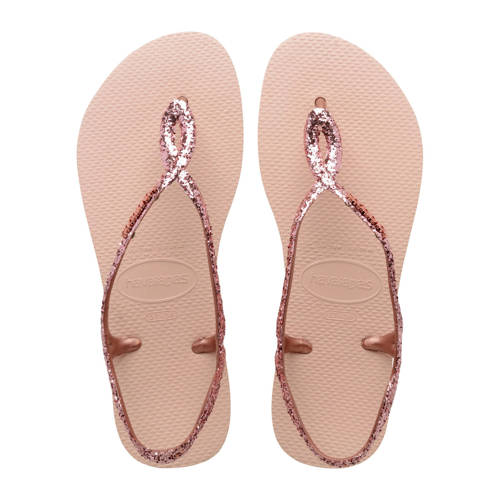 Havaianas Kids Luna Premium II sandalen lichtroze Meisjes Rubber - 29/30