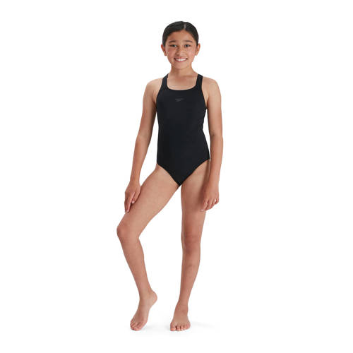 Speedo Endurance+ sportbadpak Medalist zwart Meisjes Polyester Effen - maat 146/152 afbeelding