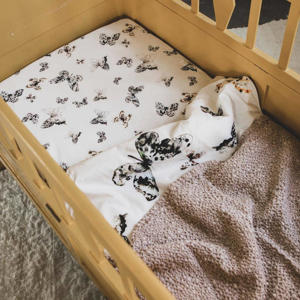 baby wieglaken Fika butterfly 80x100 cm