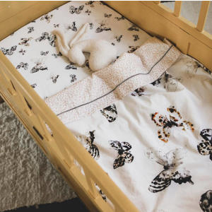 baby wiegdeken soft teddy Fika butterfly 70x100 cm