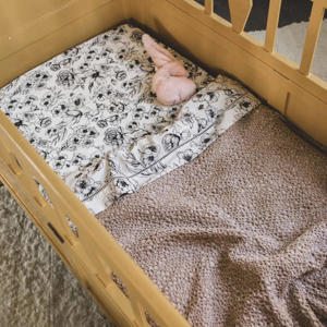 baby ledikantdeken soft knitted 110x140 cm dune
