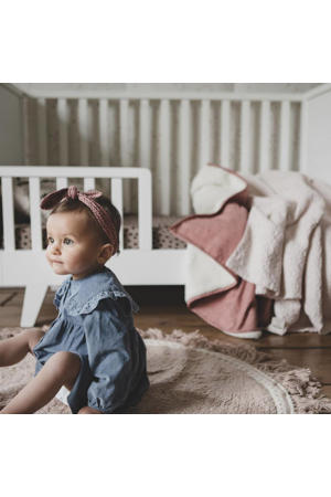 baby ledikantdeken soft teddy Cozy Dots 110x140 cm