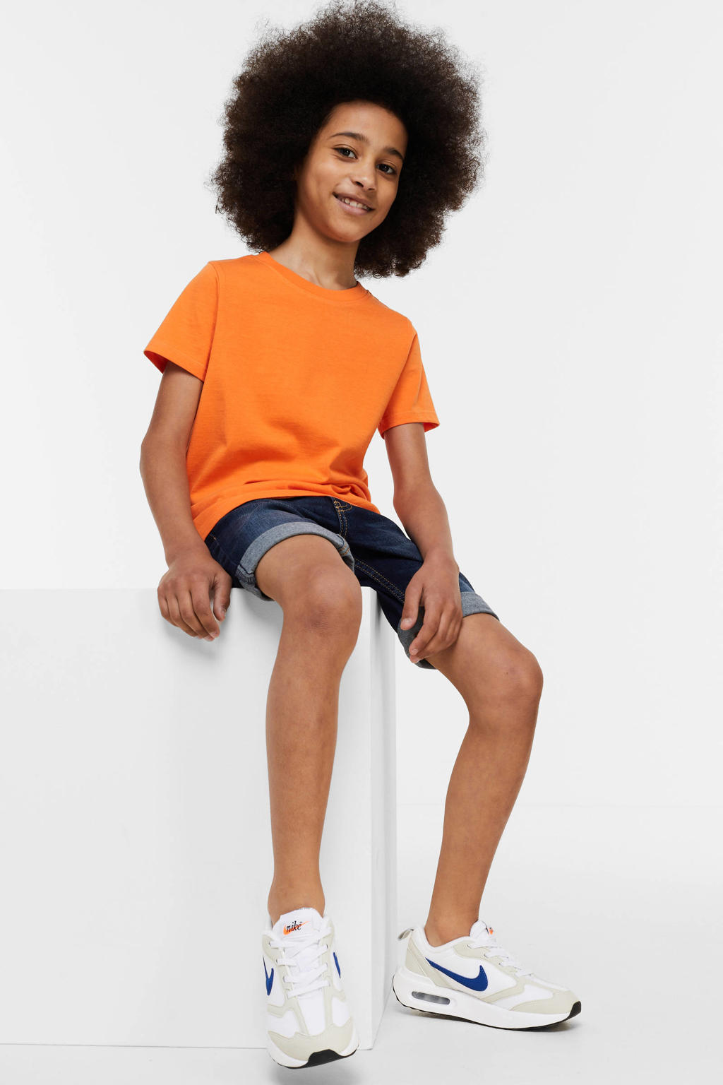 anytime T-shirt oranje