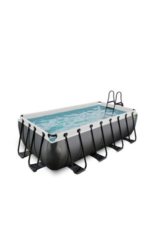 Black Leather EXIT Black Leather zwembad met zandfilterpomp