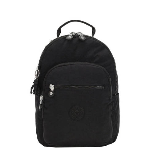 Kipling rugzak Seoul S zwart Jongens/Meisjes Nylon Effen afbeelding