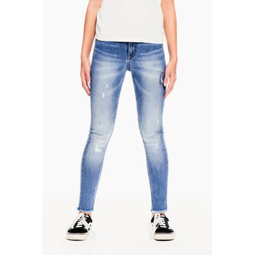 Garcia slim fit jeans Rianna 570 medium used Blauw Meisjes Stretchdenim