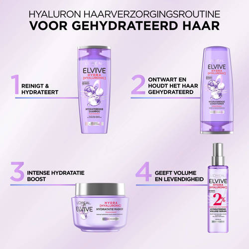 L'Oréal Paris Elvive Hydra Hyaluronic Hydratatie conditioner 6 stuks voordeelverpakking