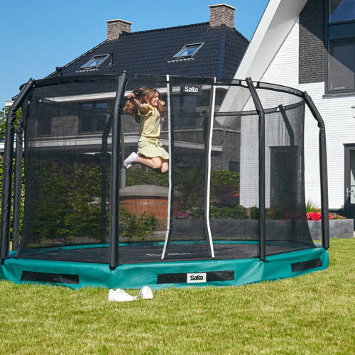 Salta Premium Ground Combo trampoline Ø366 cm Ingraaf trampoline Groen