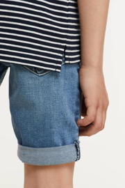 thumbnail: anytime gestreepte polo donkerblauw/wit