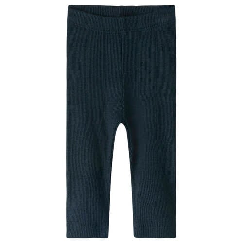 NAME IT BABY baby regular fit legging NBNKAB donkerblauw Jongens/Meisjes Katoen - maat 104 afbeelding