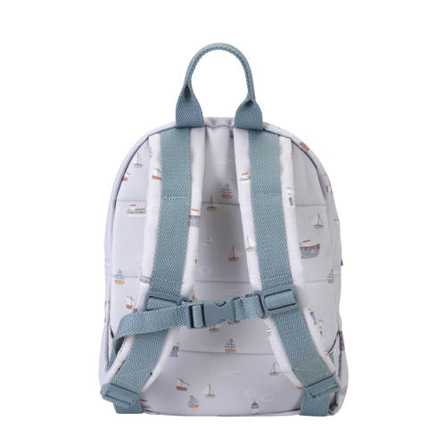 Little Dutch Rugzak Sailors Bay Blauw All over print