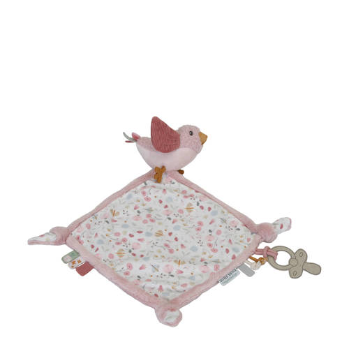 Little Dutch knuffeldoekje flowers & butterflies knuffeldoekje Roze
