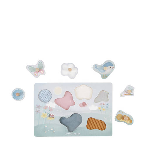 Little Dutch voelpuzzel flowers & butterflies Vormenpuzzel