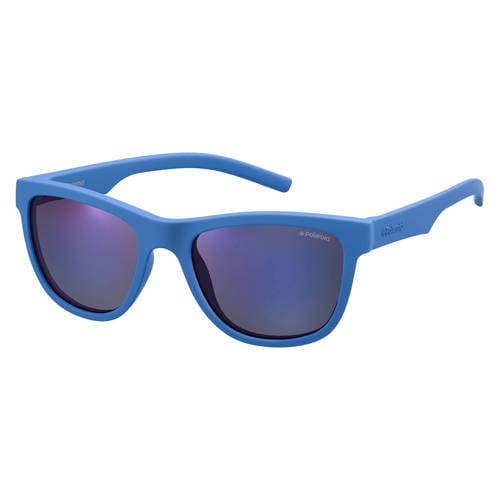 Polaroid zonnebril 8018/S blauw Jongens/Meisjes Plastic Effen