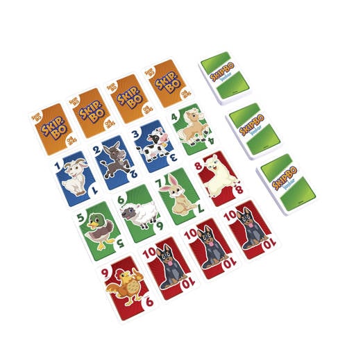 Mattel Skip-Bo Junior Kaartspel Multi | Kaartspel van Mattel