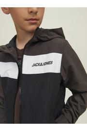 thumbnail: JACK & JONES JUNIOR zomerjas JJERUSH bruin/wit/donkerblauw