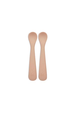 siliconen lepeltje - Pale Pink (set van 2)