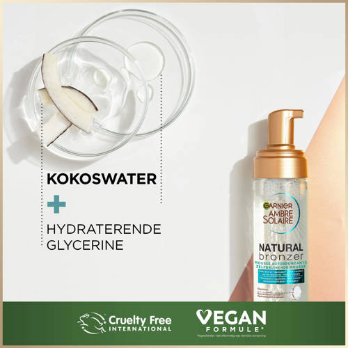 Garnier Ambre Solaire Natural Bronze Self Tan Mousse zelfbruiner 200ml