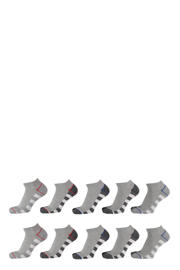 thumbnail: Apollo sneakersokken - set van 10 grijs