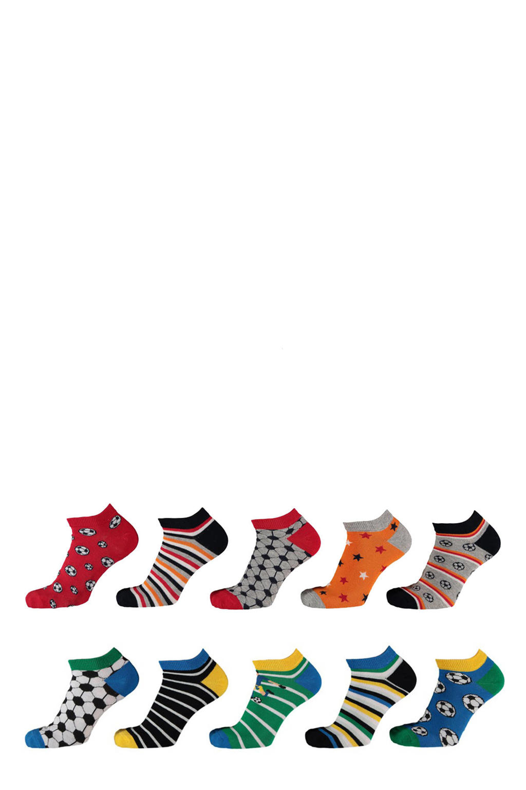 Apollo sneakersokken met all-over print multi