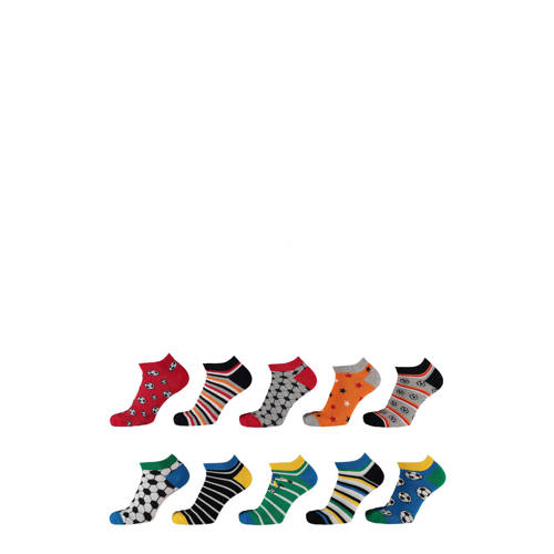 Apollo sneakersokken met all-over print multi Jongens Katoen All over print - 26-26