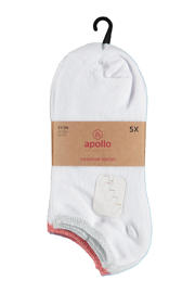 thumbnail: Apollo sneakersokken - set van 10 wit