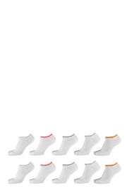 thumbnail: Apollo sneakersokken - set van 10 wit