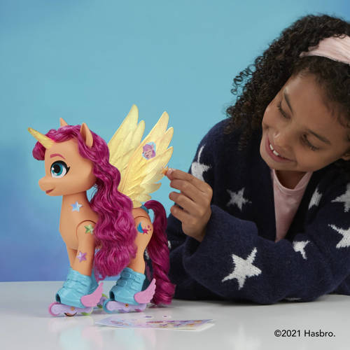 My Little Pony Film Zingende en Skatende Sunny Speelset Multi