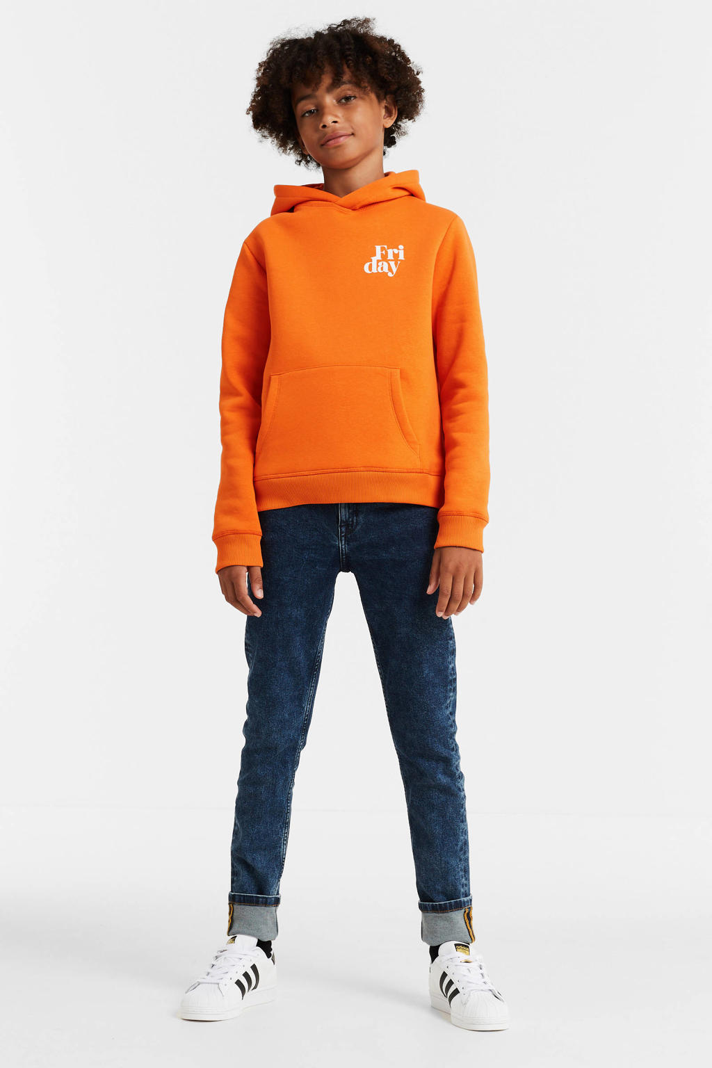anytime slim fit jeans blauw